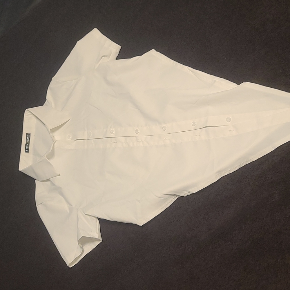 White slit side top